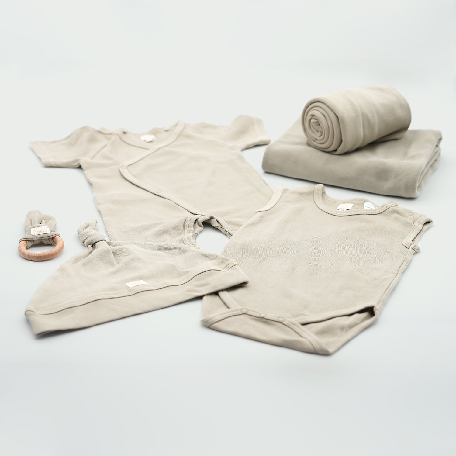 Natural Dye Babies 6 Piece Garment Set