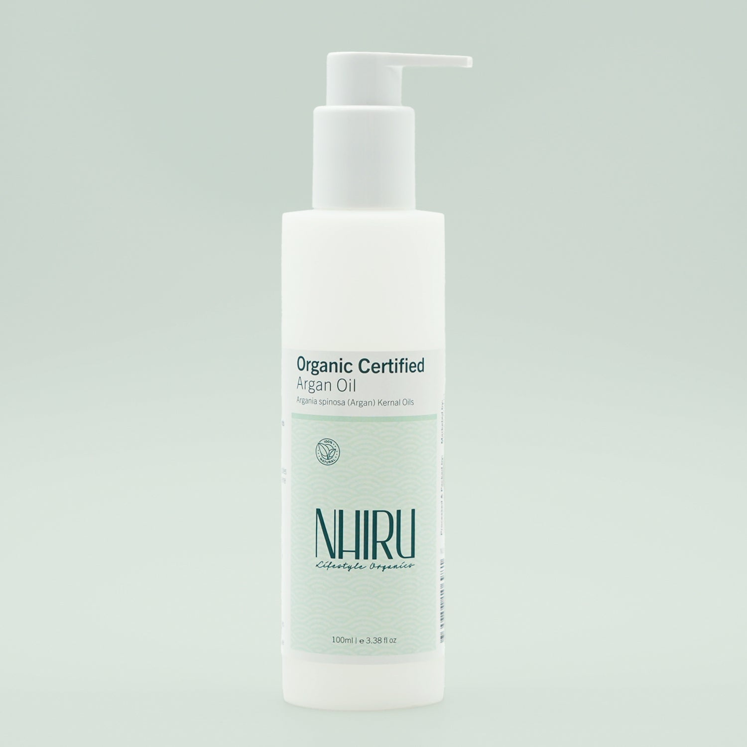 100% Organic Certified Argan Oil (100ml White Bottle)