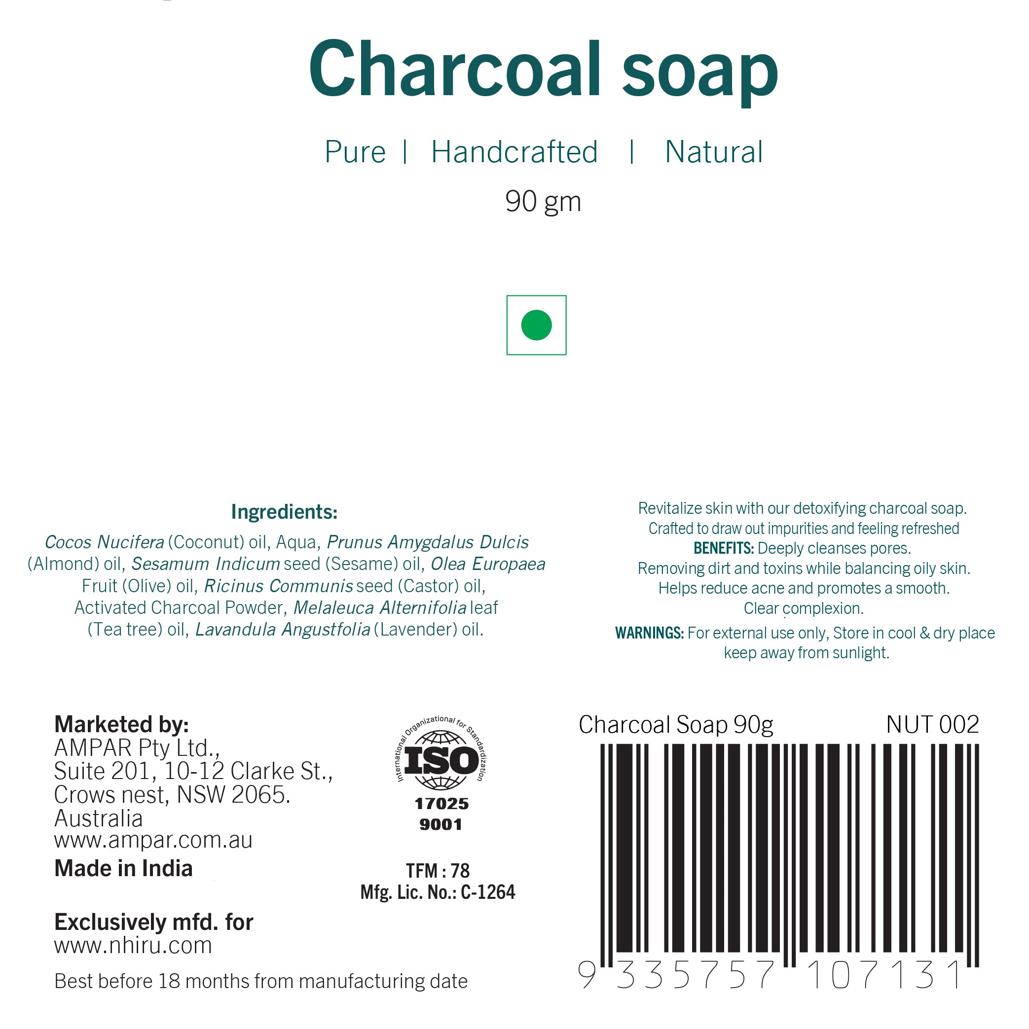 Charcoal Soap